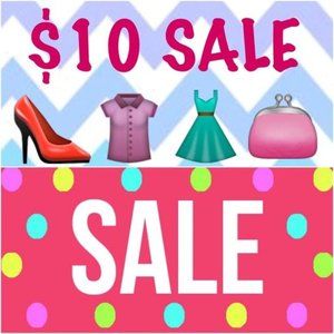 $10 Sale! Get three items priced at $10 for only $22!!!